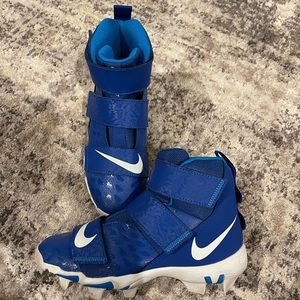Blue Nike Cleats!! Youth Size 3!